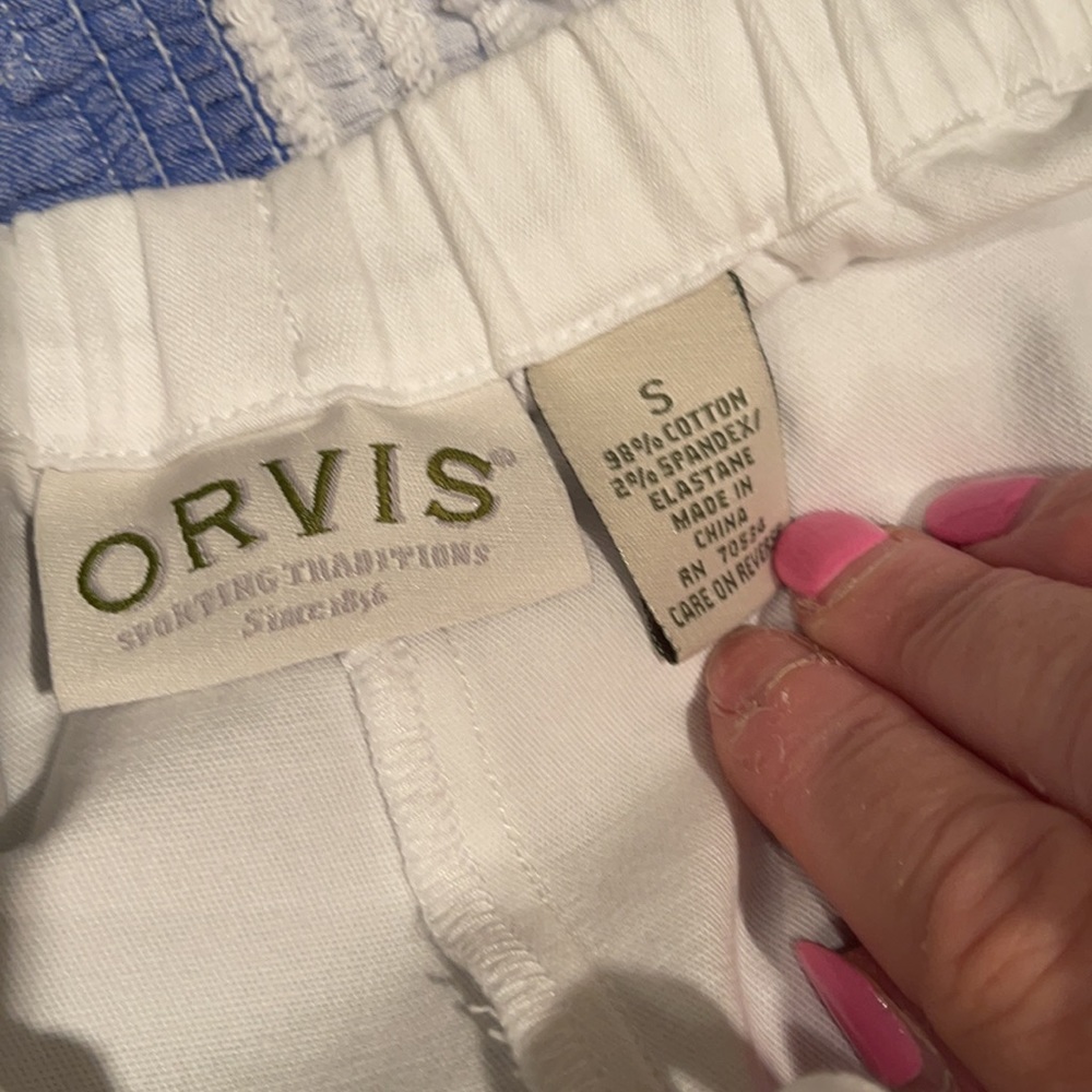 Orvis Winter White Drawstring Pants - image 3